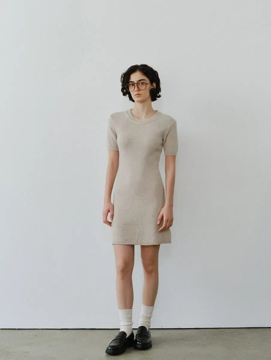 유라고 니트 원피스 유라고 Merino wool knit dress